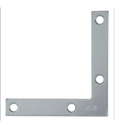 Flat Corner Brace 3In X 1-2In ((7.62Cm X 1.27Cm) Zinc Ace