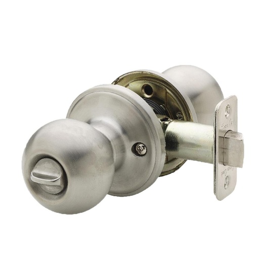 Doorlock Privacy Cylindrical Ball Knob Polish