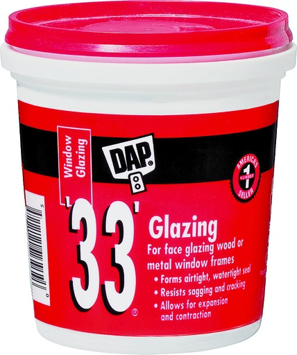 Glazing Cmpd 33 Wht Pint.