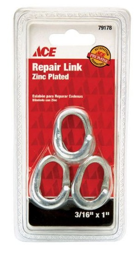 Link 3-16"X1" 200Lb 3Pk