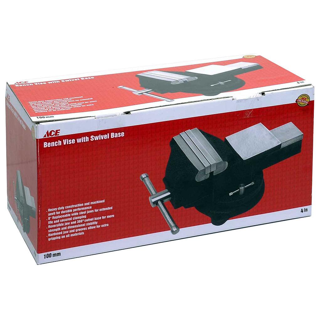 Ace Bench Vise 4In 10.16Cm Cancel