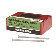 Ace 10D 3 in. Deck Hot-Dipped Galvanized Nail Flat 1 lb.