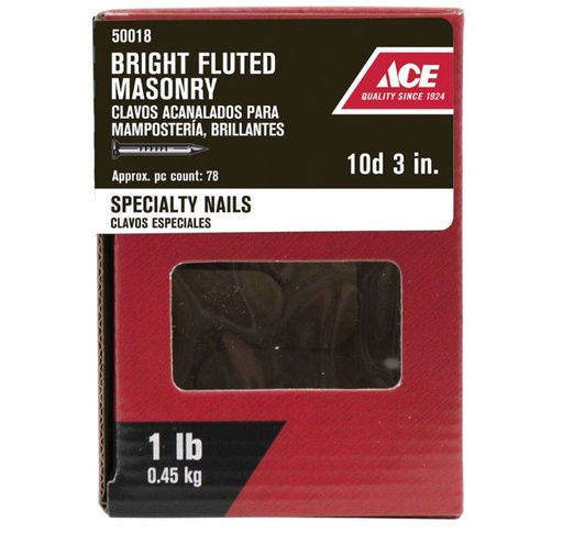 Ace Masonry Nail 10D3"1#