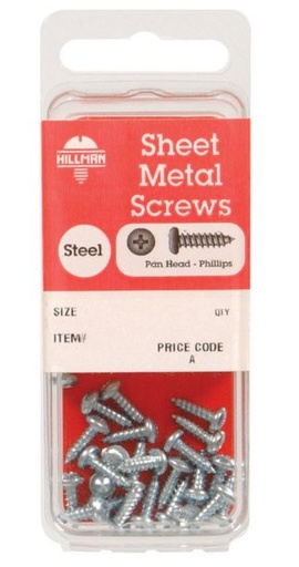 Scrw Sm Phl Ph 8X1" Cd16