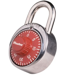 Combination Padlock 50Mm (2In) Red Dial Stainless Steel Ace