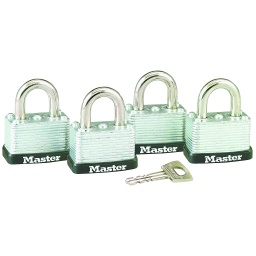 Padlock 1-1-2&quot;Lam 4Pk#22