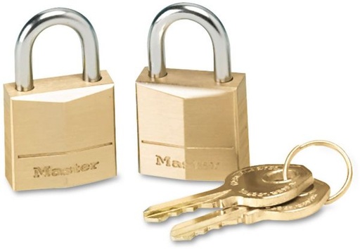 Luggage Lock 2 Pack 20Mm (3-4In) Solid Brass