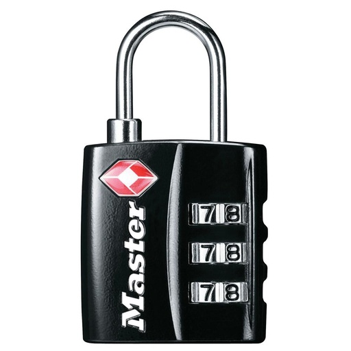 Luggage Combination Padlock 3 Dial 3-4In (19M