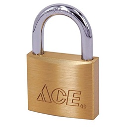 Padlock 25Mm (1In) Solid Brass Ace