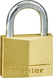 Master Lock 1 in. H x 5/16 in. W x 1-3/16 in. L Brass 4-Pin Cylinder Padlock 1 pk.