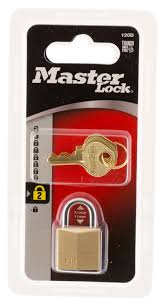 Padlock 3-4" Brass 120D.