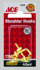 Shoulder Hook 3-4In (19.1Mm) Solid Brass Ace
