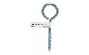 Lag Thread Eyebolt 5In (12.7Cm) Zinc Plated Steel Ace