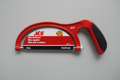 24 Tpi Mini Bow Hacksaw 6In (15Cm) Tpr Handle Ace.