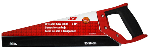 7 Tpi Crosscut Saw 14In (36Cm) Tpr Handle Ace