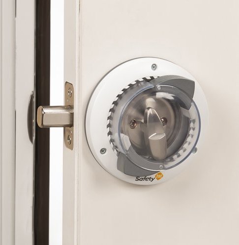 Safety 1st White Plastic Secure Mount Deadbolt Lock 1.
