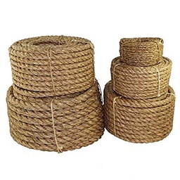 Rope Twisted Poly 6Mm X 30M (1-4In X 100Ft), Light Load Yellow Ace.