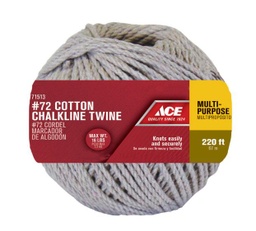 Twine Multi Purpose Twisted Cotton #36 X 67M (220Ft), Light Load Natural Ace.