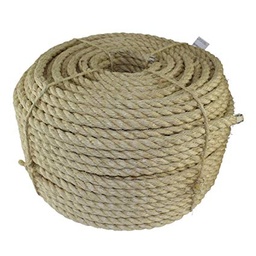 Rope Sisal 1-4 In. X 50 Ft. - 6 Mm X 15 M