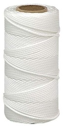 Mason Line Twisted Nylon #18 X 79M (260Ft), Medium Load White Ace