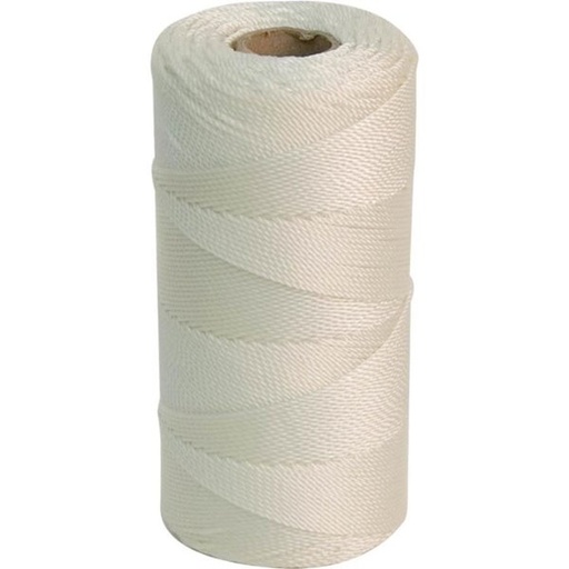Mason Line Twisted Nylon #24 X 56.3M (185Ft) Light Load White Ace.