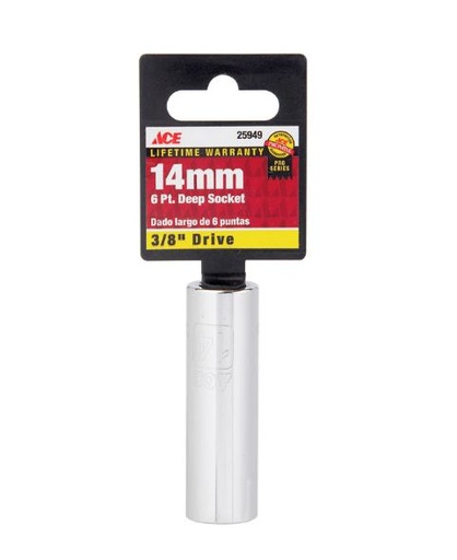 SOCKET3/8X14MM DP6PT ACE Cancel