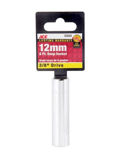 SOCKET3/8X12MM DP6PT ACE Cancel.