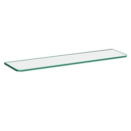31-1/2 in. x 10 in. x 12 in. x 5/16 in. Convex Glass Line Shelf in Clear.