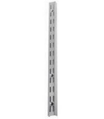 Knape & Vogt White Steel Double Slot Shelf Standard 14 Ga. 63 in. L 300 lb.