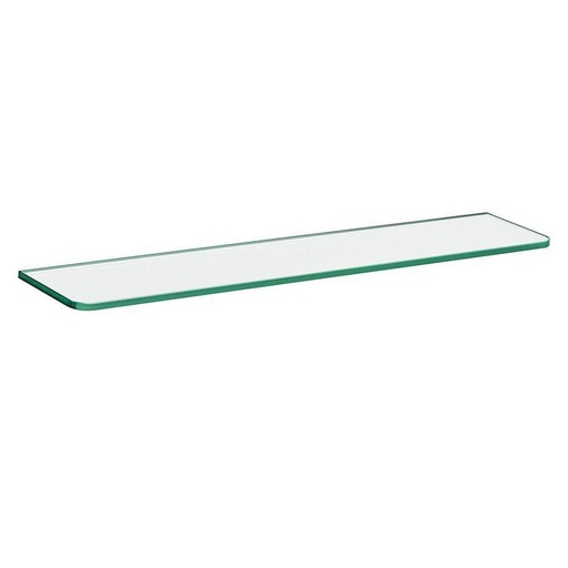 Pl Glass Shelfstd 24X5 Clear