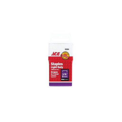 Staple 5-16" Ld 1000 Ace Cancel