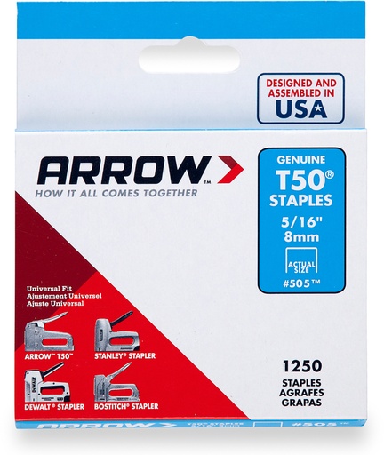 Staple 5-16"T-50 1250Pk