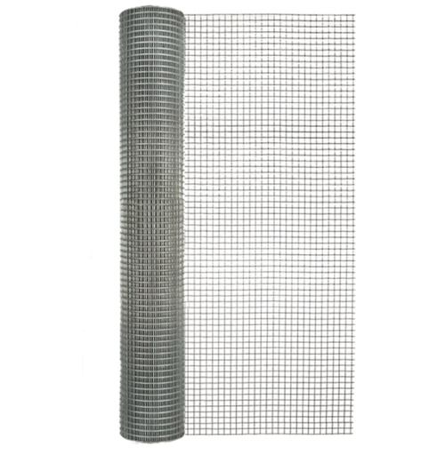 Garden Zone 36 in. W x 25 ft. L Silver 19 Ga. Hardware Cloth Steel.