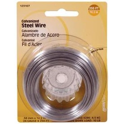 Wire Steel Galv 24Ga250'