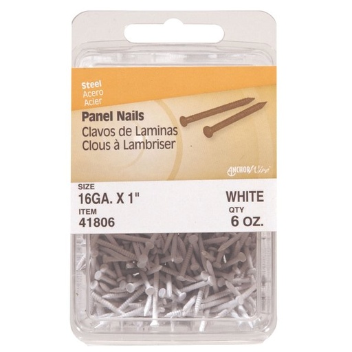 Hillman 1-5/8 in. Panel Steel Nail Flat