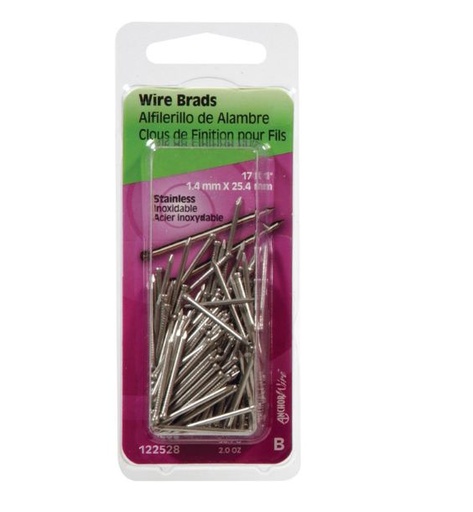 Brad 1"X17 Stainless