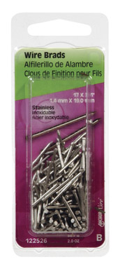 Brad 1-1-4X17 Stainless