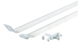 Rubbermaid 1.1 in. H x 5 in. W x 12 in. L Steel Closet Hardware 1 pk