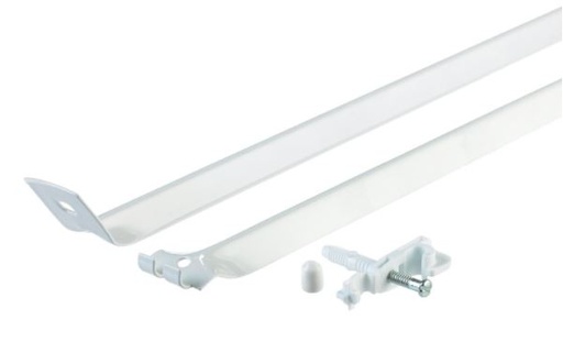 Rubbermaid 1.1 in. H x 5 in. W x 12 in. L Steel Closet Hardware 1 pk