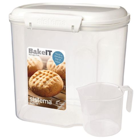 Food Container Klip It Dry Goods Includes 2.4L, (81Oz) Bpa Free Sistema.