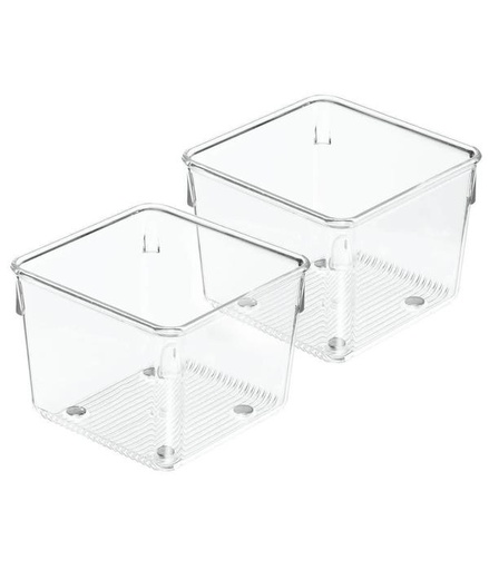 Inter Design 3X4X 4 in. L Plastic Drawer Organizer