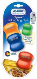 Clipeez Bag Clips Med Abs And Stainless Steel Zyliss