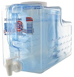 Refillable Beverage Container 7.6L (2Gal), Assorted Colors Bpa Free Arrow Plastics