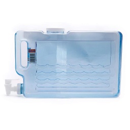 Slimline Beverage Container 4.7L (1.25Gal), Assorted Colors Bpa Free Arrow Plastics