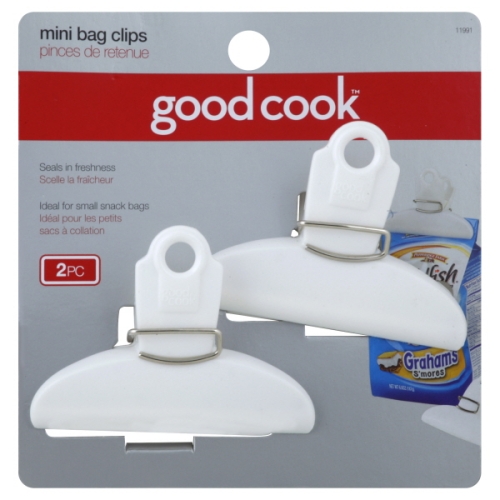 Mini Bag Clips 3.25" 2Pk