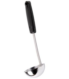Ladle Chr-Blk Handle 12&quot;.
