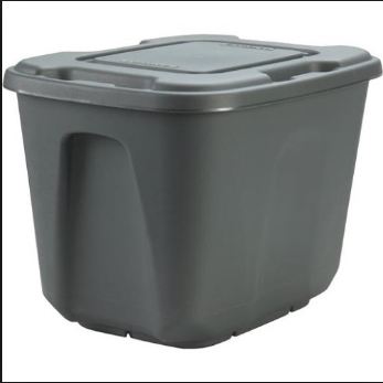 Homz 17-3/4 in. H x 20 in. W x 31 7/8 in. D Stackable Storage Tote.