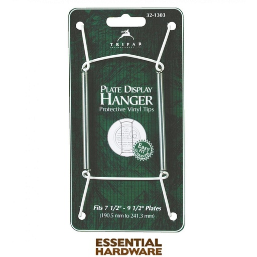 Wht Plate Wire7.5-9.5"