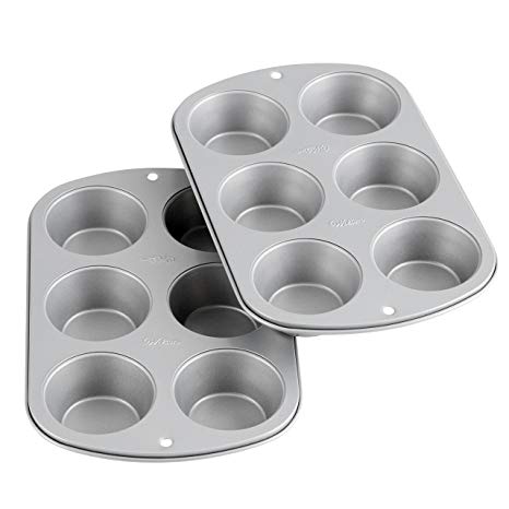 Muffin Pan Standard 6 Cup (9.6In X 6.5In X 1.3In) Silicone