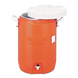 Rubbermaid, Water Cooler 5 gal Orange/White
